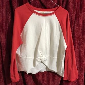 Zara kids front tie T-shirt